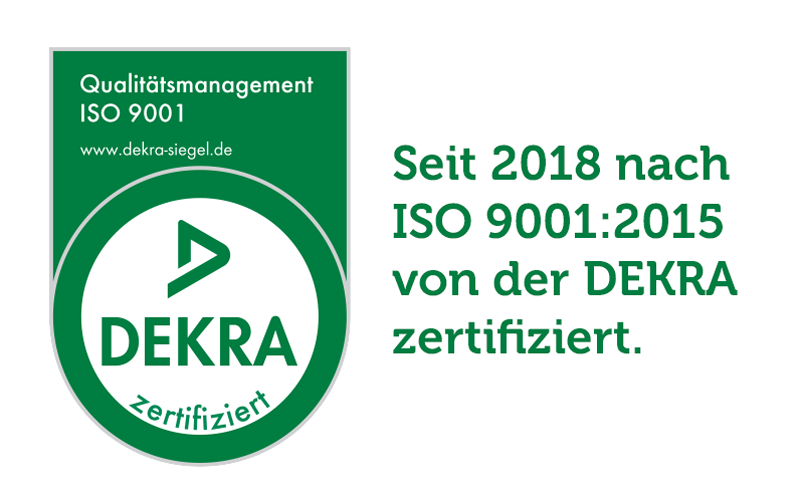 Dekra zertifiziert